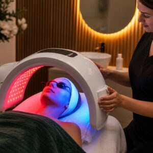 LED Işık Destekli Cilt Bakımı uygulaması - Senem Atakul Güzellik Merkezi